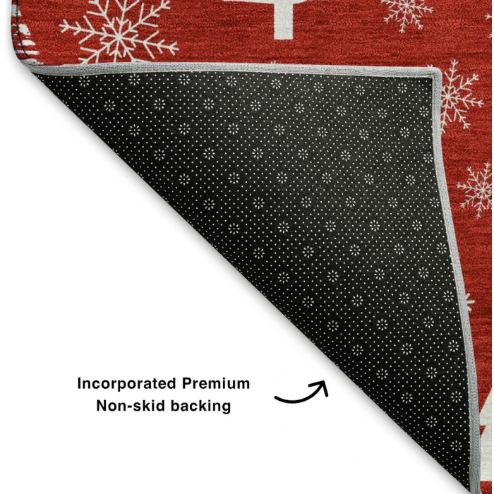 Addison Mayfield Red AMF1815 - 8ft. Round Rug