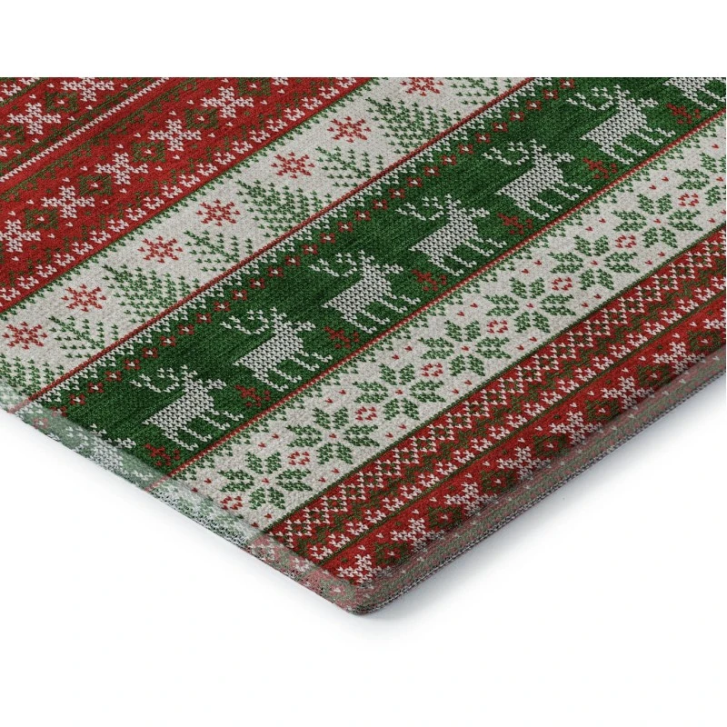 Addison Mayfield Red AMF1818 2ft. 3in. x 7ft. 6in. Rect. Rug