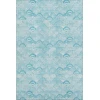 Addison Mayfield Teal AMF181 5ft. x 7ft. 6in. Rect. Rug