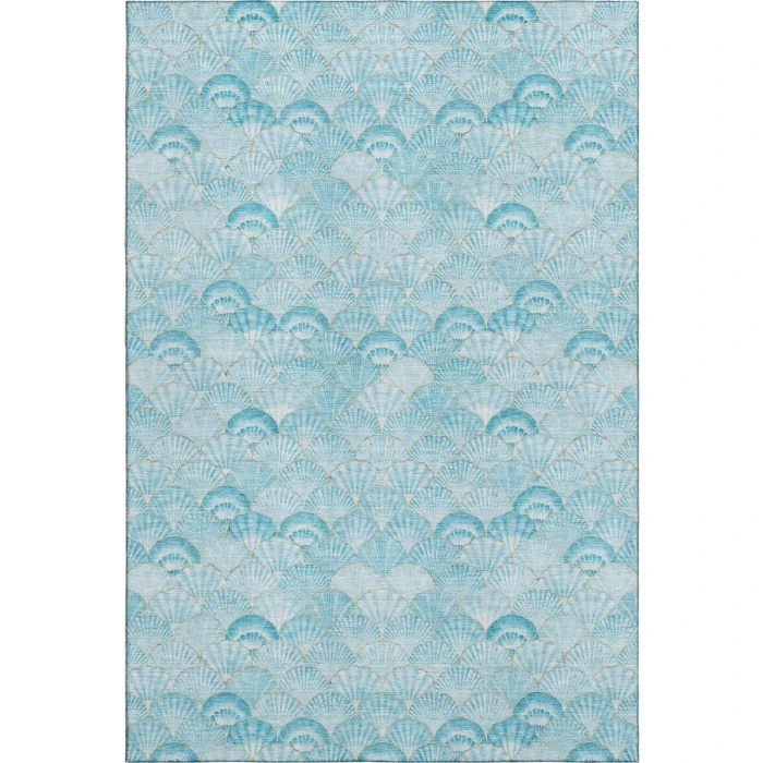 Addison Mayfield Teal AMF181 5ft. x 7ft. 6in. Rect. Rug