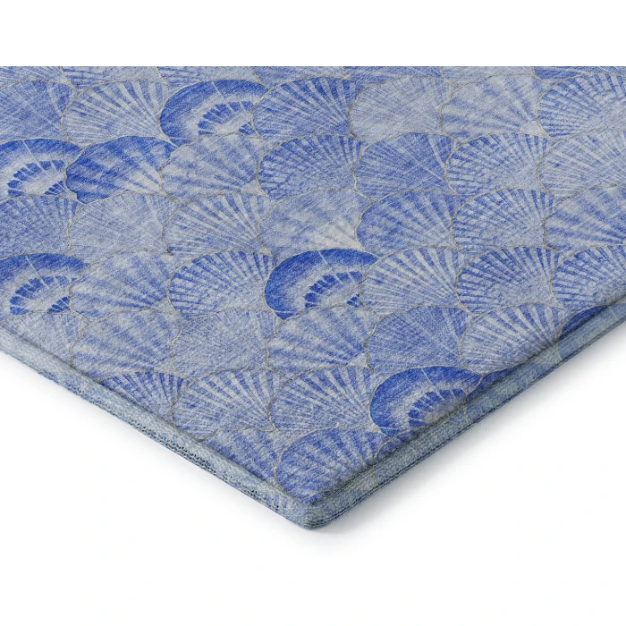 Addison Mayfield Blue AMF181 - 8ft. Round Rug
