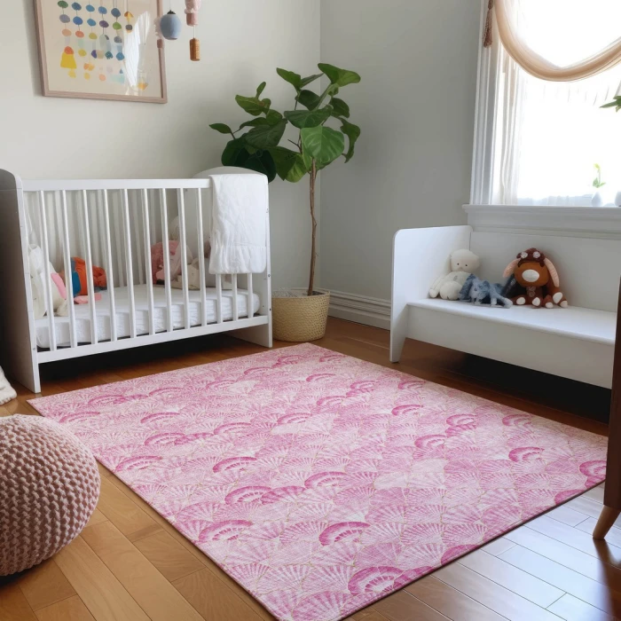 Addison Mayfield Pink AMF181 5ft. x 7ft. 6in. Rect. Rug