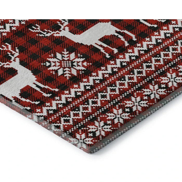 Addison Mayfield Red AMF1820 8ft. x 10ft. Rect. Rug