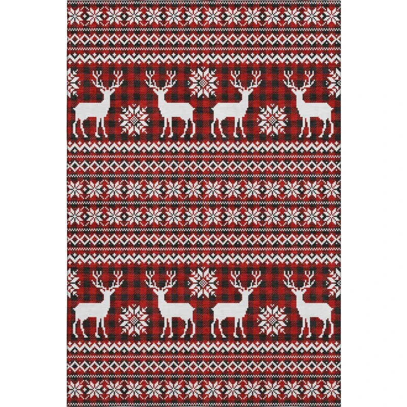 Addison Mayfield Red AMF1820 9ft. x 12ft. Rect. Rug
