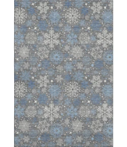 Addison Mayfield Gray AMF1823 - 8ft. Round Rug