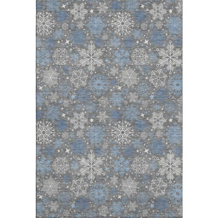 Addison Mayfield Gray AMF1823 - 8ft. Round Rug