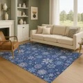 Addison Mayfield Blue AMF1823 - 8ft. Round Rug