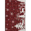 Addison Mayfield Red AMF1824 - 8ft. Round Rug