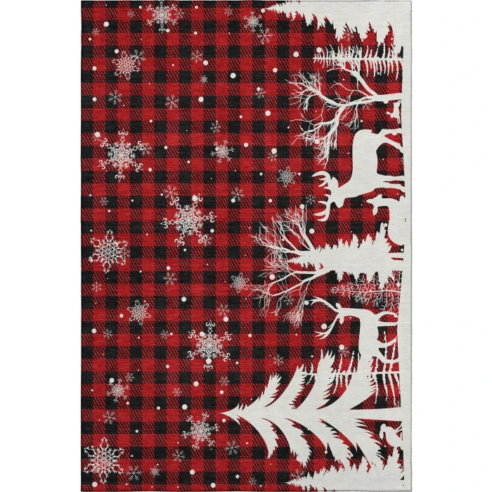 Addison Mayfield Red AMF1824 8ft. x 10ft. Rect. Rug