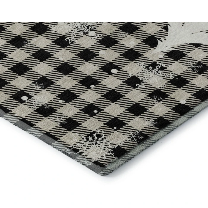 Addison Mayfield Brown AMF1824 - 8ft. Round Rug