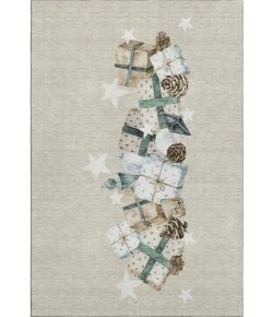 Addison Mayfield Brown AMF1825 - 8ft. Round Rug