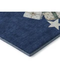 Addison Mayfield Blue AMF1825 - 8ft. Round Rug