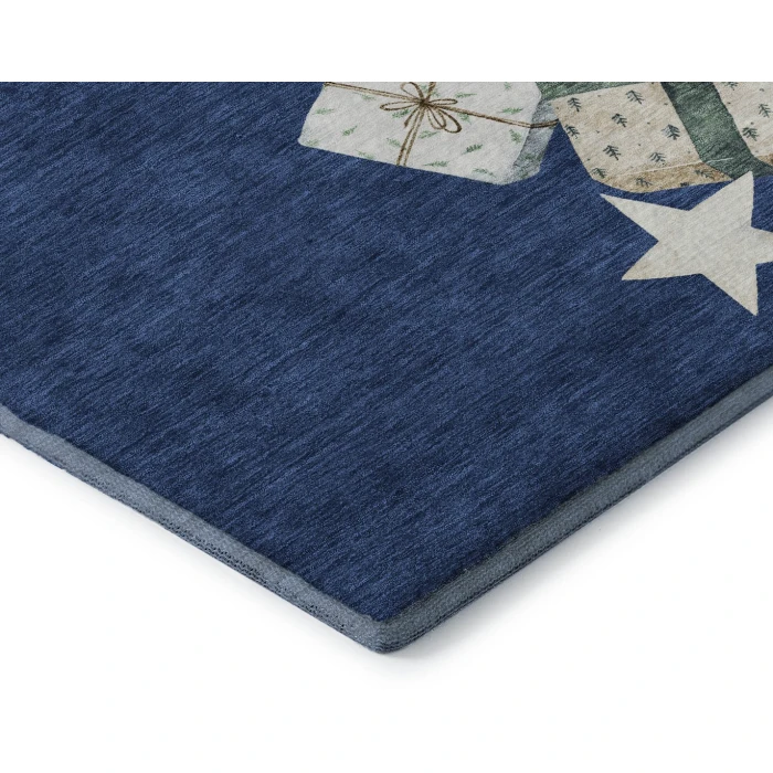 Addison Mayfield Blue AMF1825 - 8ft. Round Rug