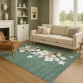 Addison Mayfield Blue AMF1825 - 8ft. Round Rug