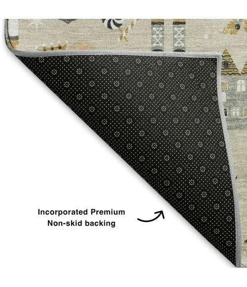 Addison Mayfield Brown AMF1827 8ft. x 10ft. Rect. Rug
