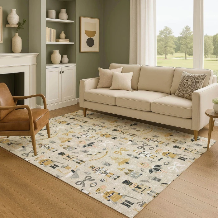Addison Mayfield Brown AMF1827 8ft. x 10ft. Rect. Rug