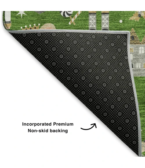 Addison Mayfield Green AMF1827 5ft. x 7ft. 6in. Rect. Rug