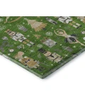 Addison Mayfield Green AMF1827 5ft. x 7ft. 6in. Rect. Rug