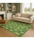 Addison Mayfield Green AMF1827 5ft. x 7ft. 6in. Rect. Rug