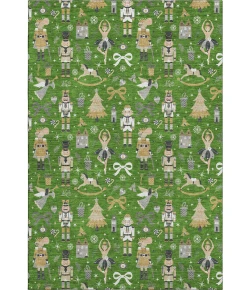 Addison Mayfield Green AMF1827 5ft. x 7ft. 6in. Rect. Rug