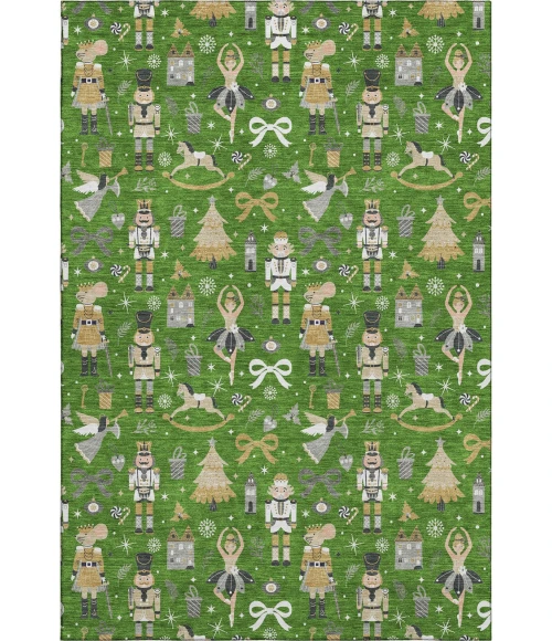 Addison Mayfield Green AMF1827 5ft. x 7ft. 6in. Rect. Rug