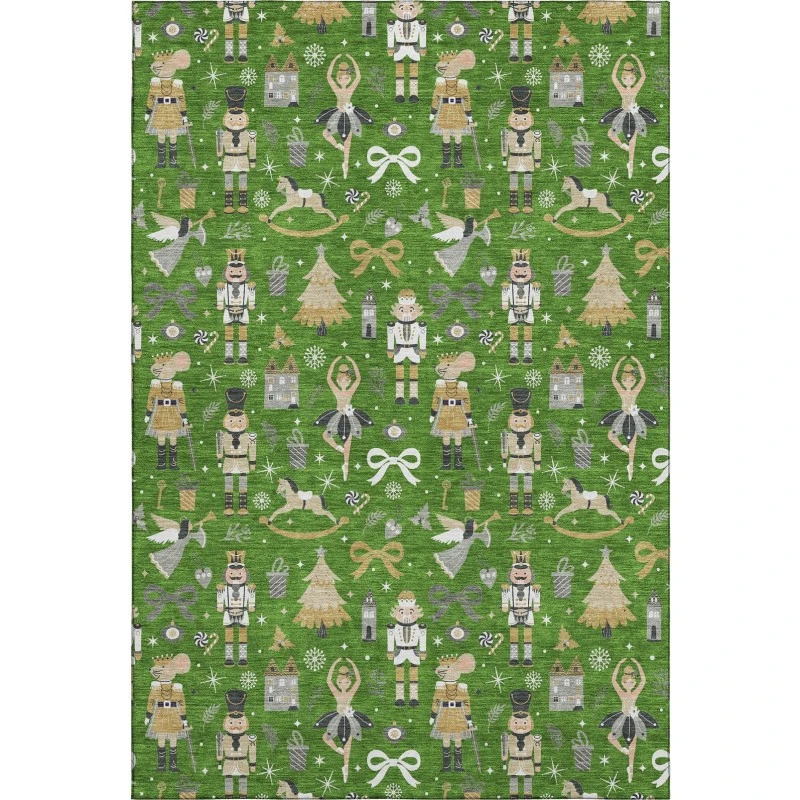 Addison Mayfield Green AMF1827 2ft. 3in. x 7ft. 6in. Rect. Rug