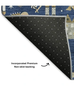 Addison Mayfield Blue AMF1827 8ft. x 10ft. Rect. Rug