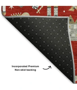 Addison Mayfield Red AMF1827 8ft. x 10ft. Rect. Rug