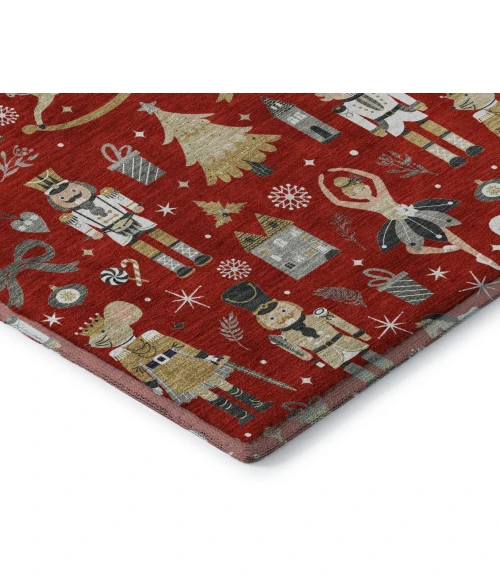 Addison Mayfield Red AMF1827 8ft. x 10ft. Rect. Rug
