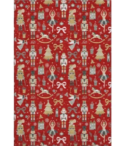 Addison Mayfield Red AMF1827 8ft. x 10ft. Rect. Rug