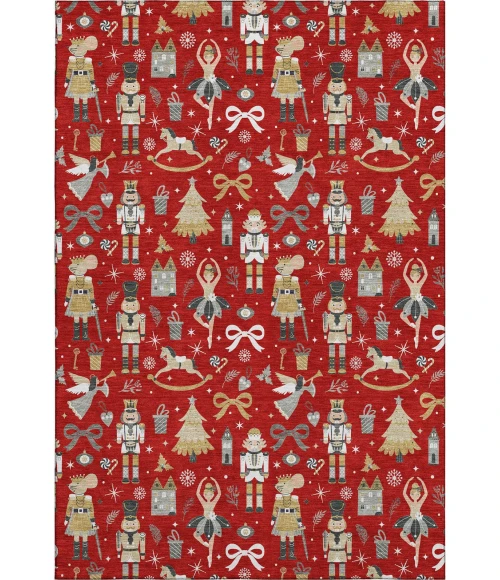 Addison Mayfield Red AMF1827 8ft. x 10ft. Rect. Rug