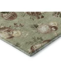 Addison Mayfield Green AMF1828 2ft. 3in. x 7ft. 6in. Rect. Rug