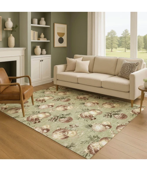 Addison Mayfield Green AMF1828 2ft. 3in. x 7ft. 6in. Rect. Rug