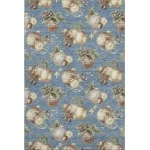 Addison Mayfield Blue AMF1828 - 8ft. Round Rug