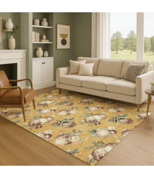 Addison Mayfield Gold AMF1828 2ft. 3in. x 7ft. 6in. Rect. Rug