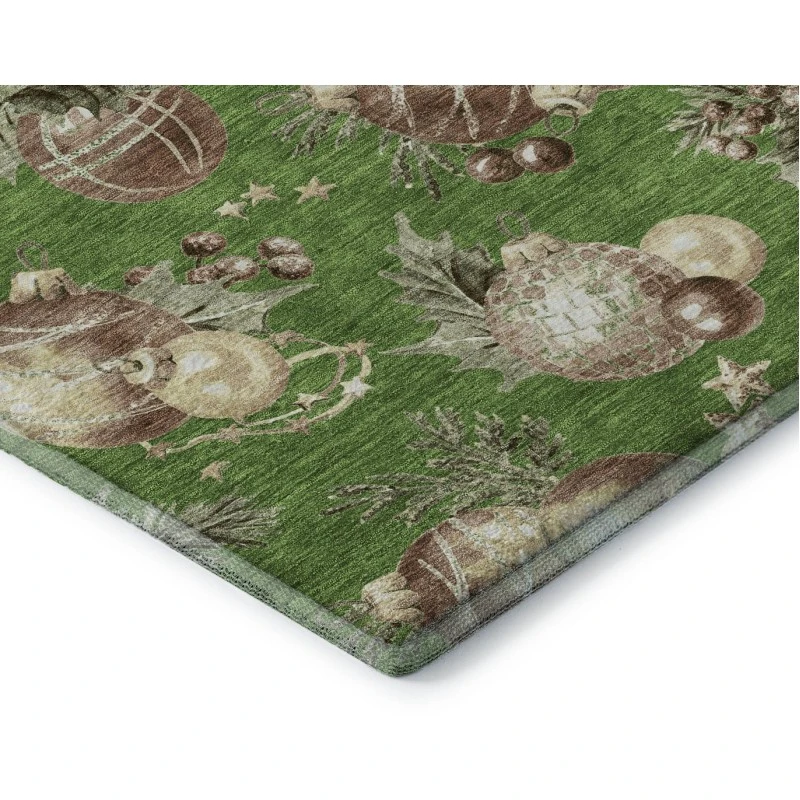 Addison Mayfield Green AMF1828 - 8ft. Round Rug