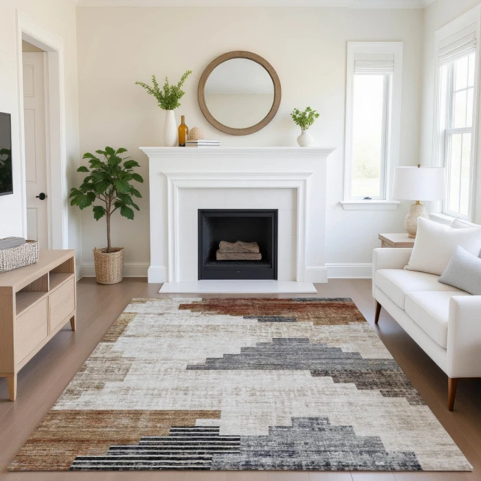 Addison Mayfield Orange AMF1829 2ft. 3in. x 7ft. 6in. Rect. Rug