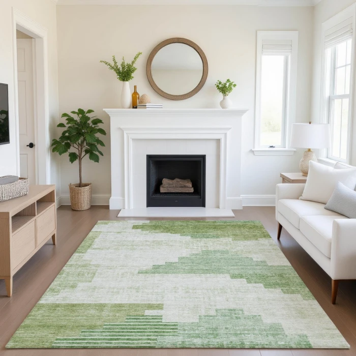 Addison Mayfield Green AMF1829 5ft. x 7ft. 6in. Rect. Rug