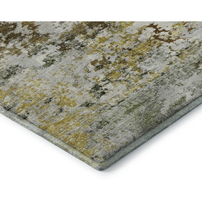 Addison Mayfield Gold AMF1830 - 8ft. Round Rug
