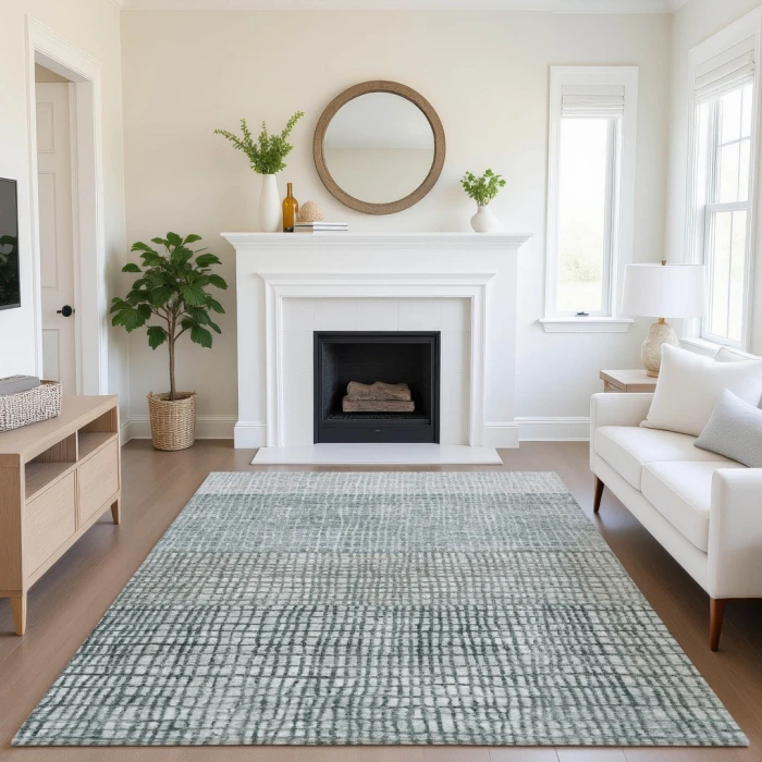 Addison Mayfield Teal AMF1831 5ft. x 7ft. 6in. Rect. Rug