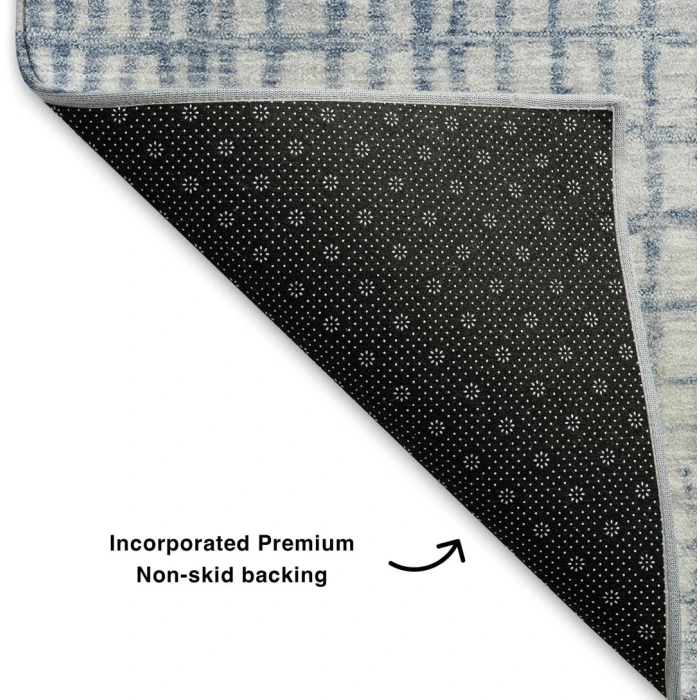 Addison Mayfield Blue AMF1831 - 8ft. Round Rug