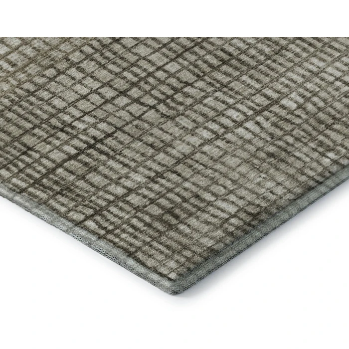 Addison Mayfield Brown AMF1831 - 8ft. Round Rug