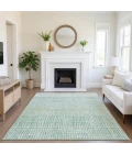 Addison Mayfield Teal AMF1831 - 8ft. Round Rug