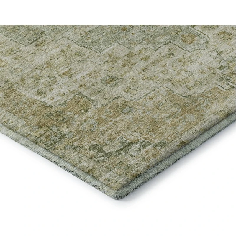 Addison Mayfield Green AMF1832 - 8ft. Round Rug