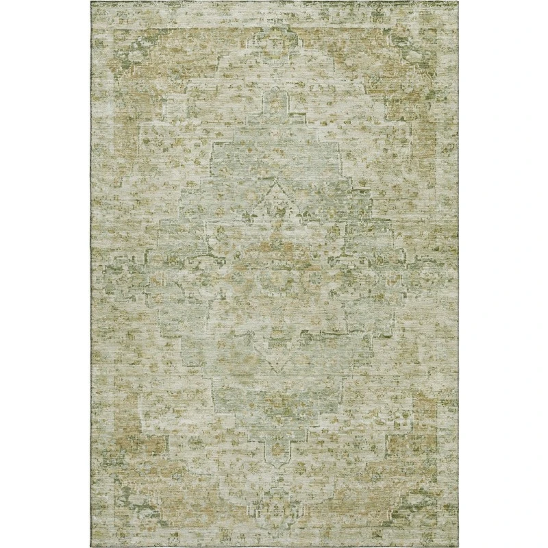 Addison Mayfield Green AMF1832 - 8ft. Round Rug