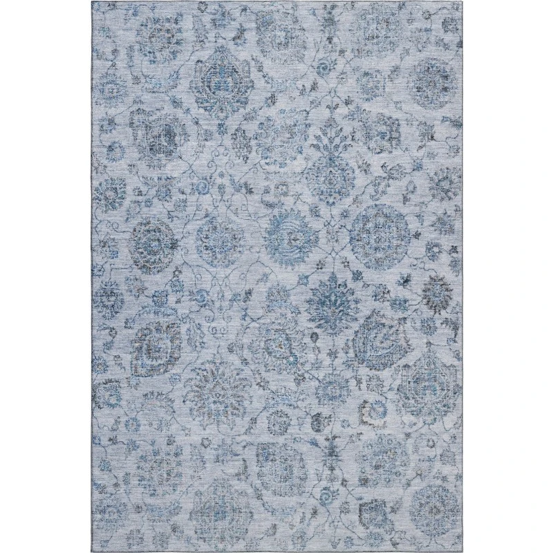 Addison Mayfield Blue AMF1833 - 8ft. Round Rug