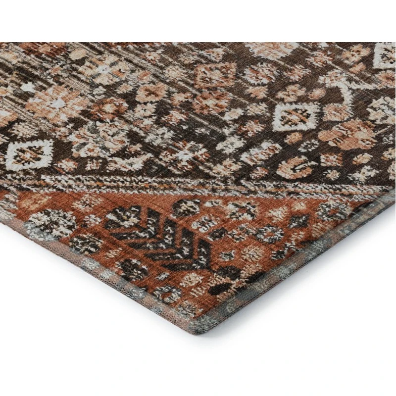 Addison Mayfield Brown AMF1834 - 8ft. Round Rug