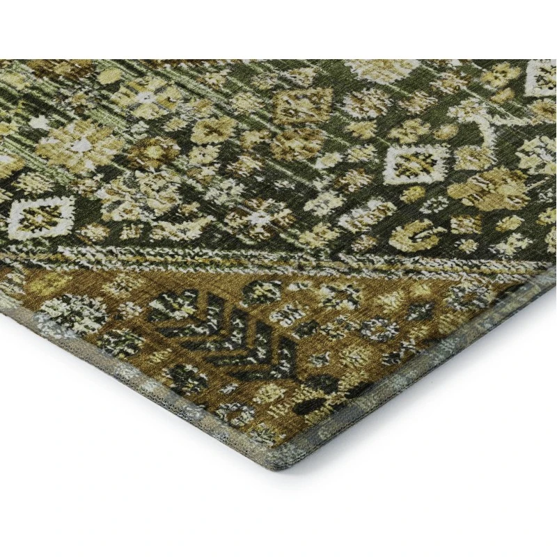 Addison Mayfield Green AMF1834 - 8ft. Round Rug