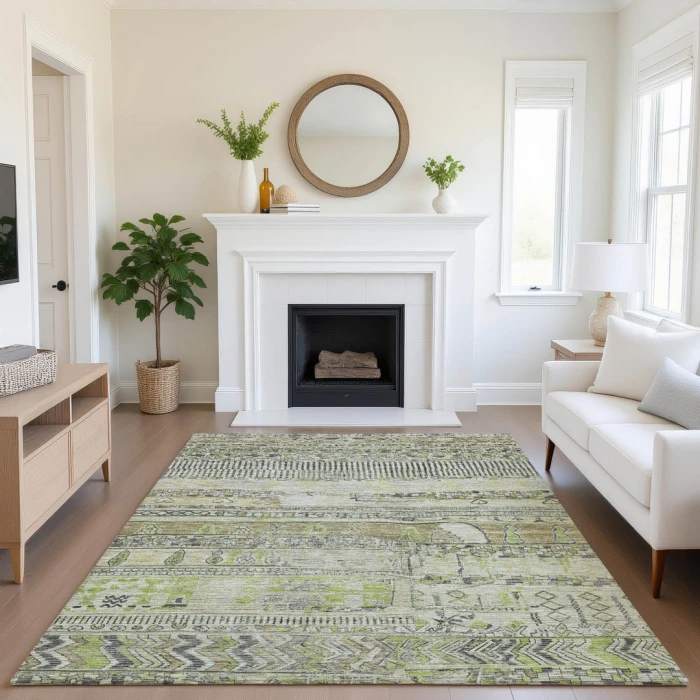 Addison Mayfield Brown AMF1835 5ft. x 7ft. 6in. Rect. Rug