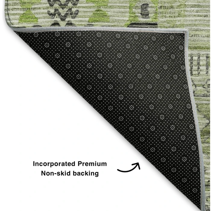 Addison Mayfield Green AMF1835 5ft. x 7ft. 6in. Rect. Rug